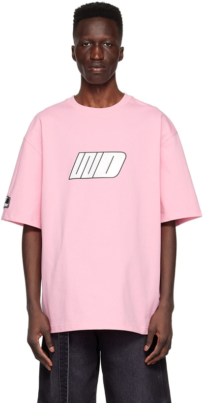 Photo: We11done Pink Cotton T-Shirt