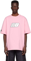 We11done Pink Cotton T-Shirt