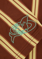 Damson Madder Trudi Striped Swim Shorts Brown