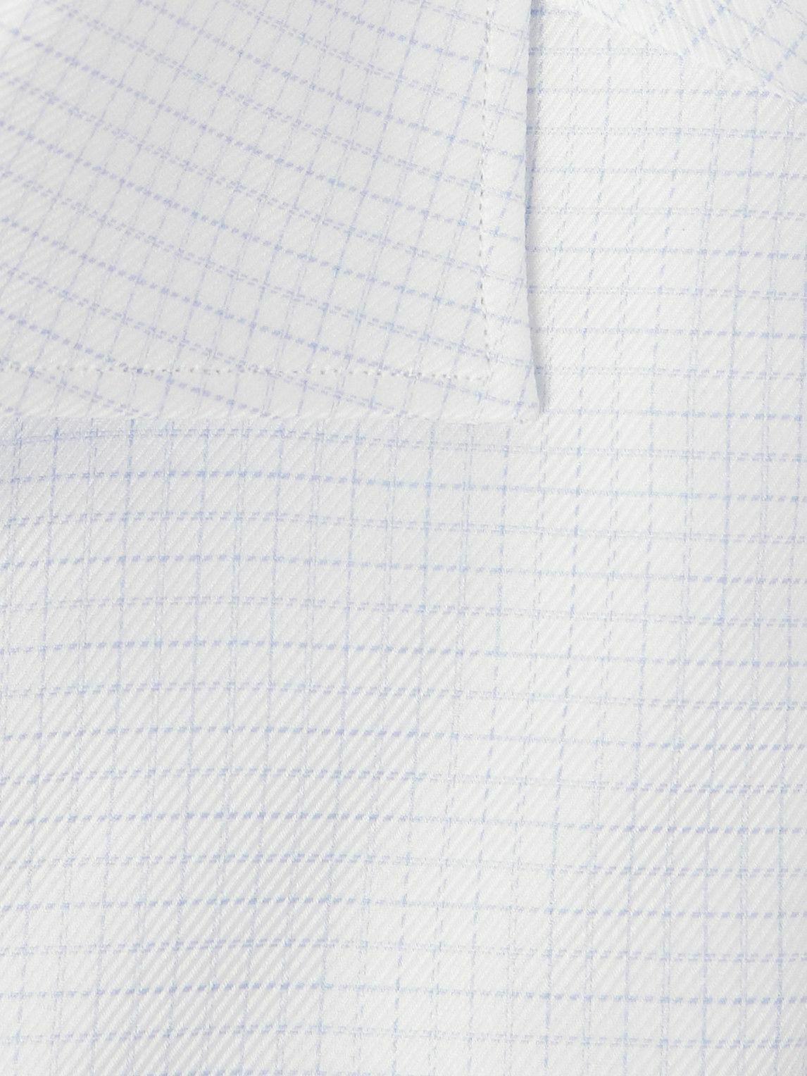 Zegna - Checked Cotton Shirt - White