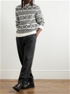 A Kind Of Guise - Kristjan Intarsia Wool and Cashmere-Blend Sweater - Black