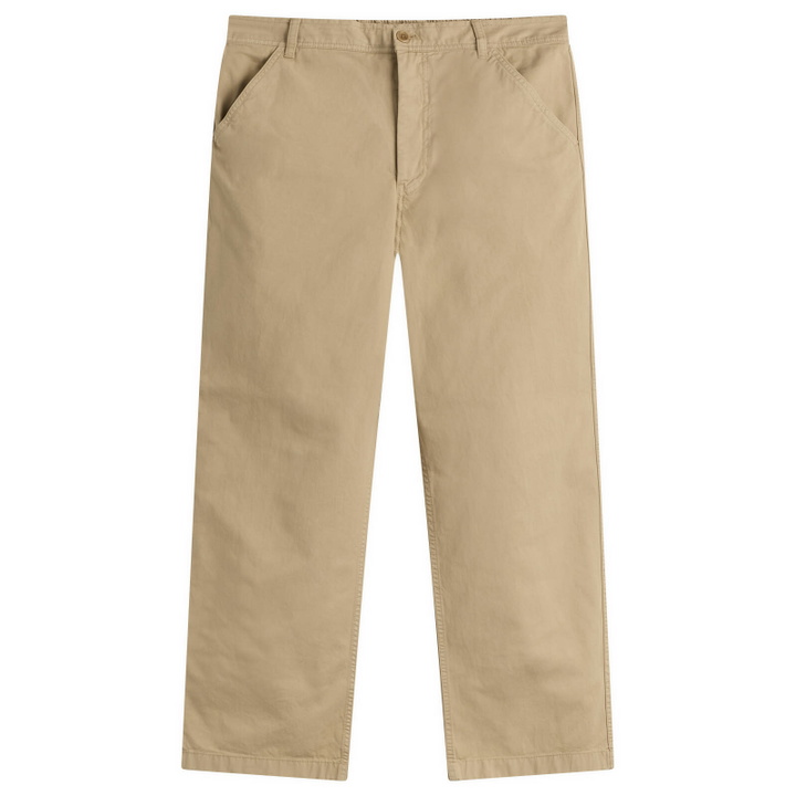 Photo: Norse Projects Men's Kvitfjell Relaxed Cotton Twill Pants in Walnut