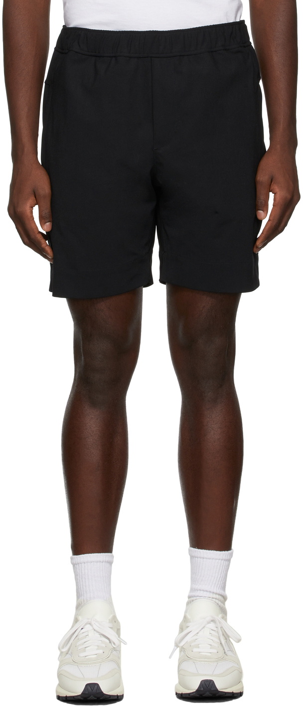 Vince Black Modern Jogger Shorts