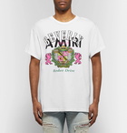 AMIRI - Printed Cotton-Jersey T-Shirt - Men - White