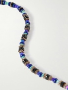 Peyote Bird - Sitka Sterling Silver Multi-Stone Beaded Bracelet