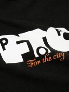 Pop Trading Company - FTC Skateboarding Logo-Print Cotton-Jersey T-Shirt - Black