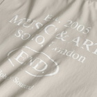 END. Worn Established LS T-shirt in Washed Grey