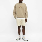 Times New Roman Men's Classic Logo Organic Sweat Short in Natural