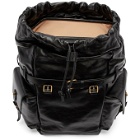 Gucci Black Multi Pocket Flap Backpack