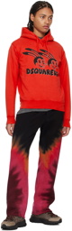 Dsquared2 Red Lunar N.Y. Hoodie