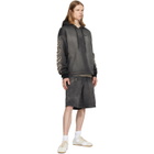 Off-White Black Owr Grad Cot Carpenter Shorts