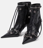 Balenciaga - Cagole leather ankle boots