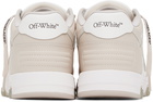 Off-White Beige & White Out Of Office Sneakers