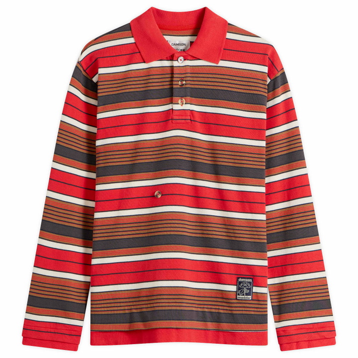 Photo: Damson Madder Women's Noah Cinch Rugby Top in Red