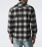 RRL Plaid wool-blend flannel shirt