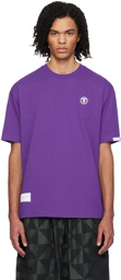 AAPE by A Bathing Ape Purple Patch T-Shirt