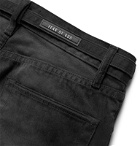 Fear of God - Slim-Fit Belted Cotton-Canvas Jeans - Black