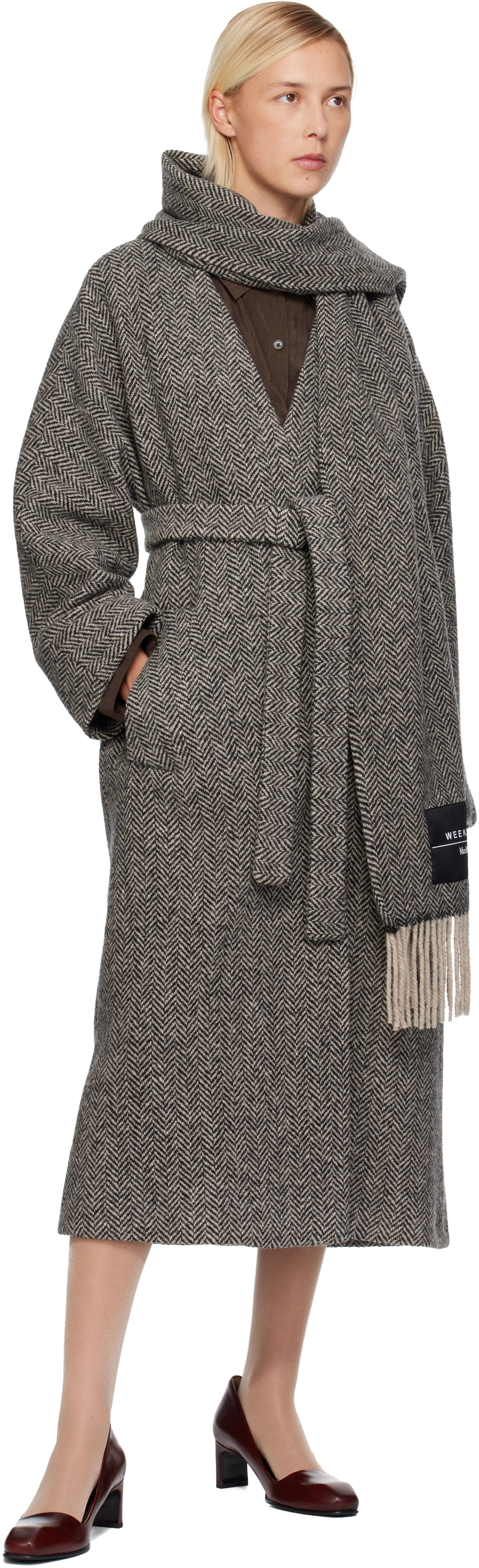 Weekend Max Mara Gray Zenica Coat