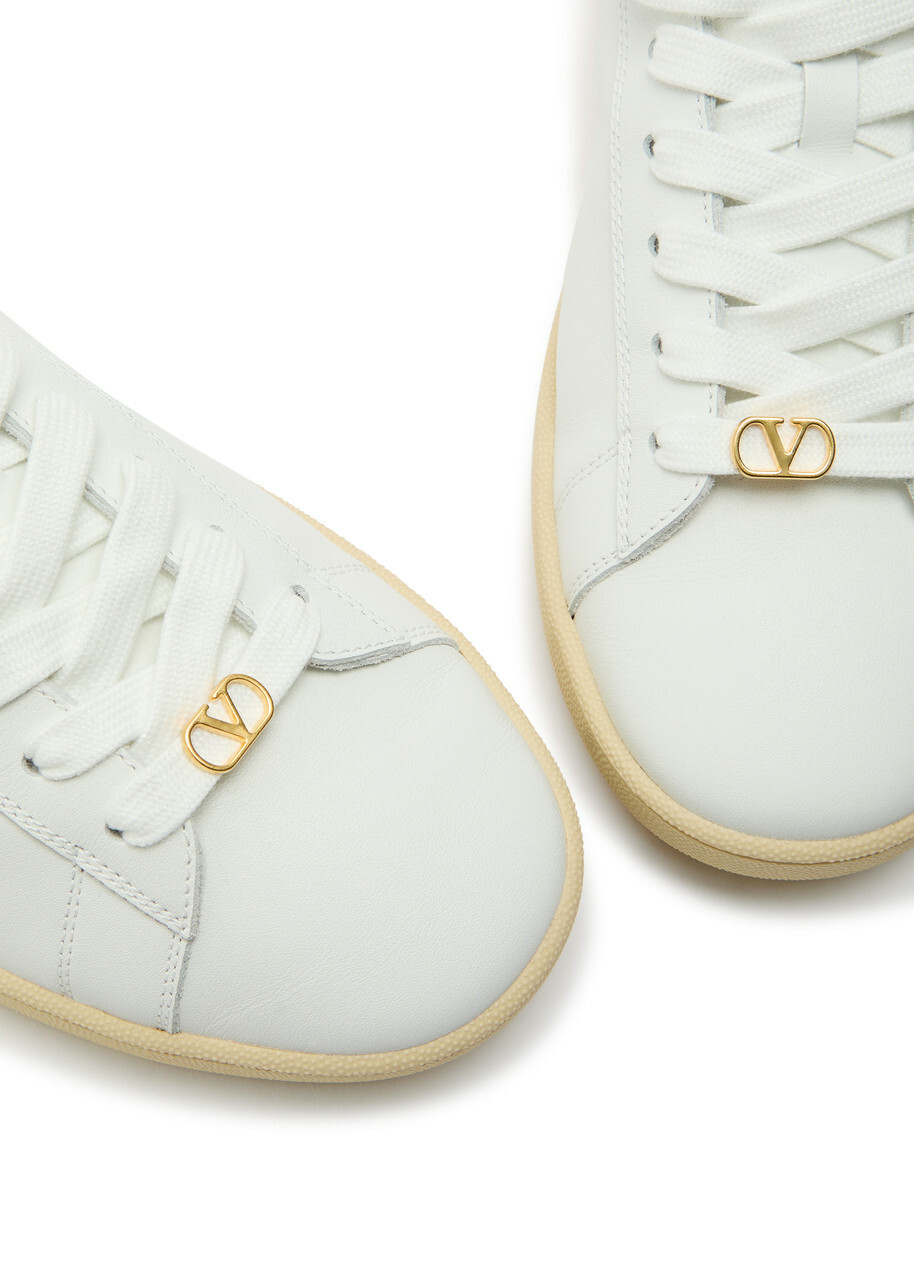 Valentino Garavani Royco Leather Sneakers White