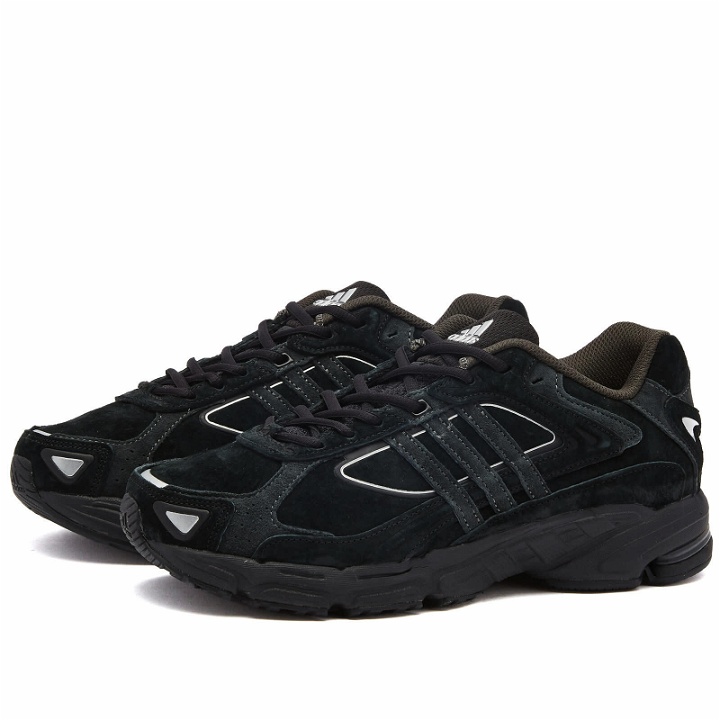 Photo: Adidas Men's Response CL Sneakers in Black/Carbon