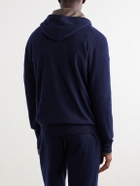 FEDELI - Davis Cashmere Zip-Up Hoodie - Blue