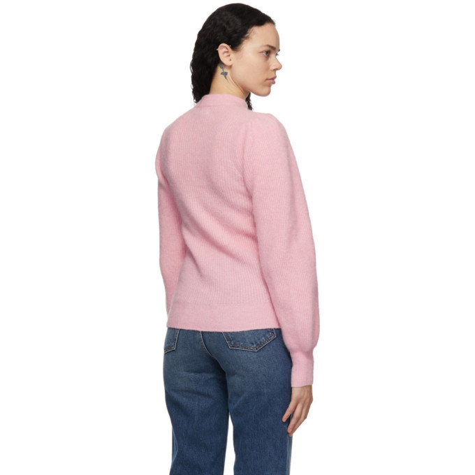 GANNI Pink Wool and Alpaca Sweater GANNI