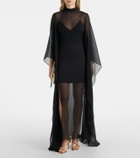 Taller Marmo Lanzarote Garden crêpe chiffon kaftan