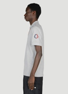 Moncler - Logo Patch Polo Shirt in Grey