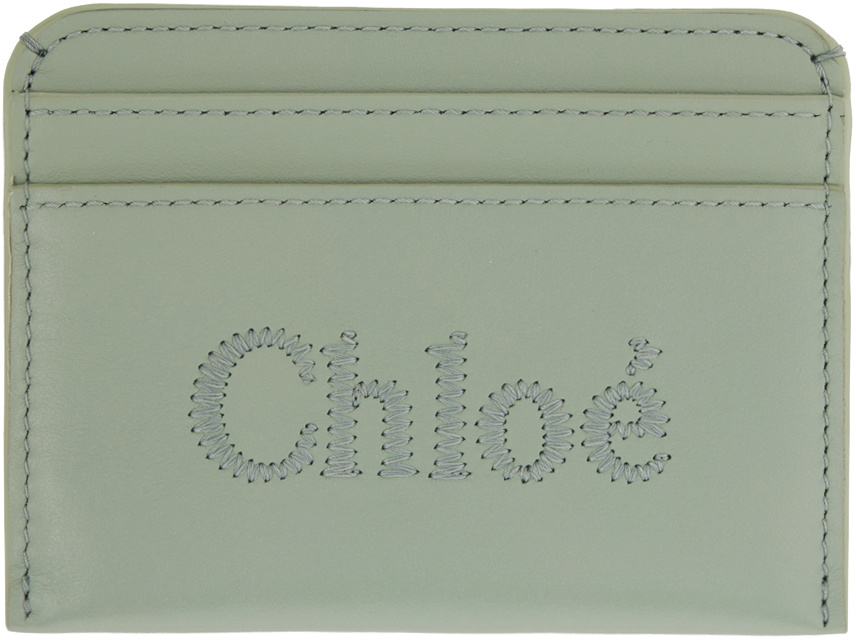 Chloé Green Sense Card Holder Chloe