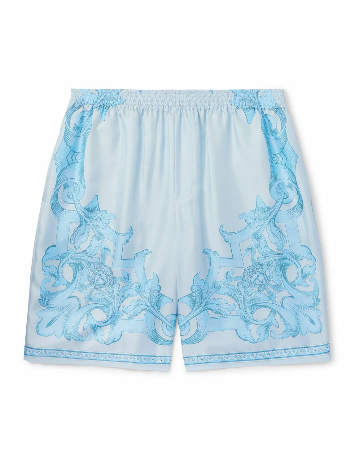 Versace Versace Allover silk shorts Versace