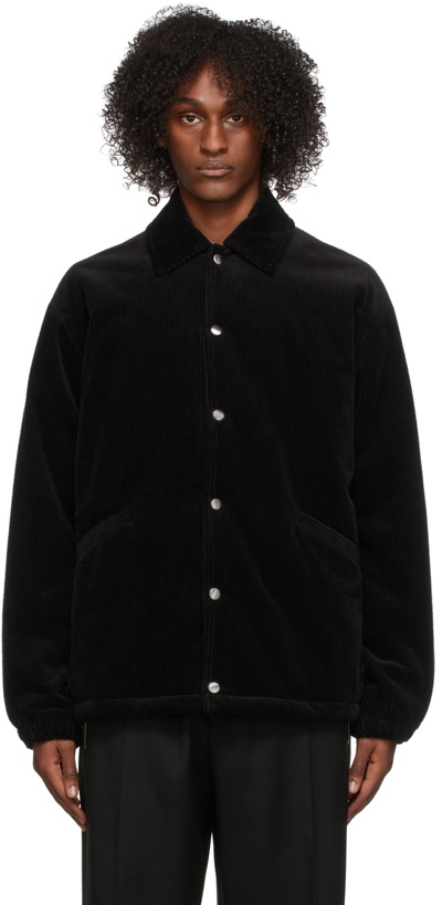 Photo: Jil Sander Black Sport Corduroy Jacket