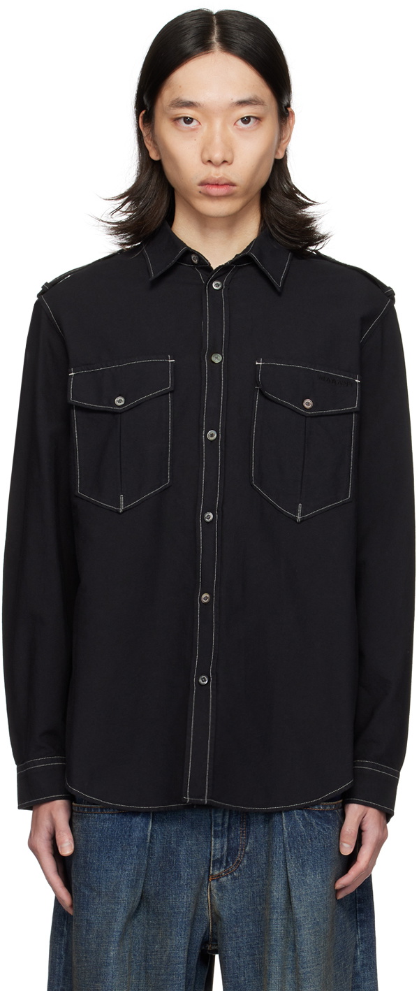 ISABEL MARANT ブラックシャツ Isabel Marant Black Cesar Shirt Isabel Marant