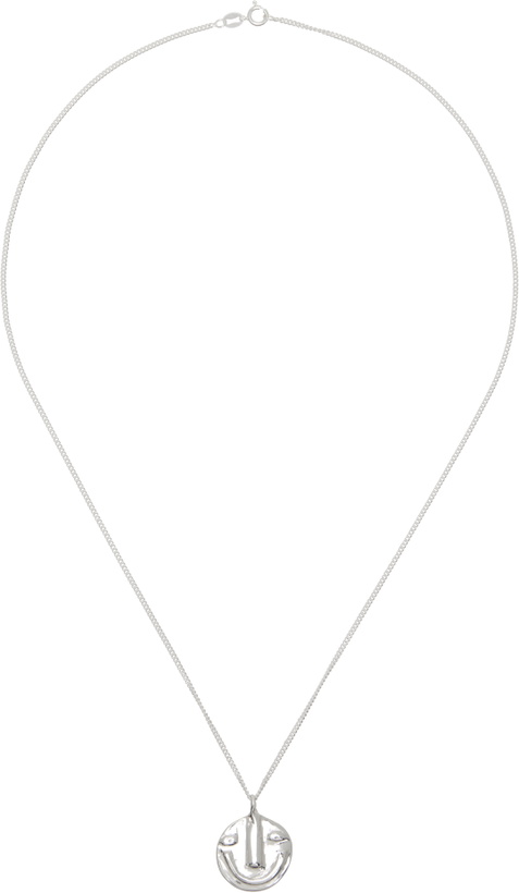 Photo: Alec Doherty Silver 'Good Day Bad Day' Pendant Necklace