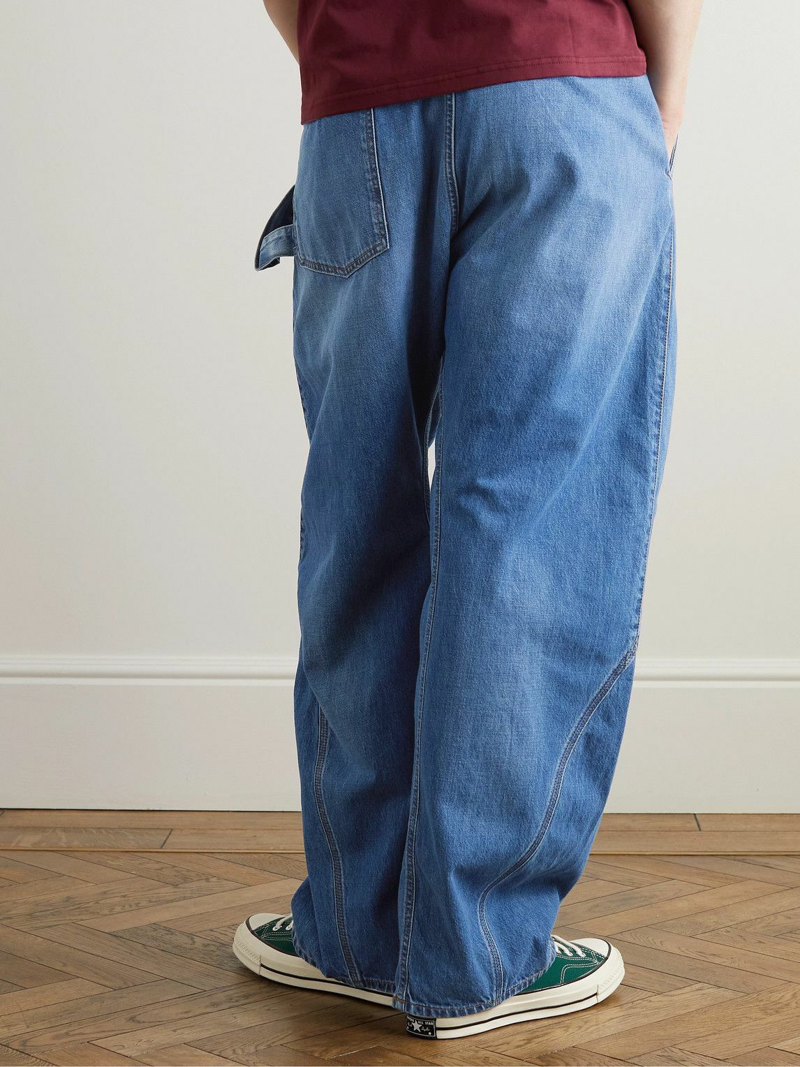 JW Anderson - Twisted Workwear Wide-Leg Jeans - Blue JW Anderson