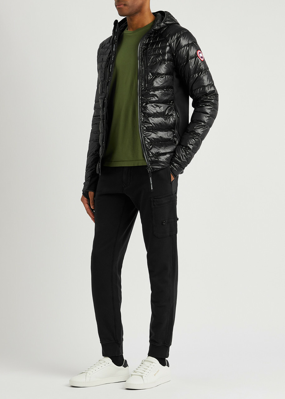 Canada Goose Hybridge Lite Black Hooded Shell Jacket, Black, Jacket