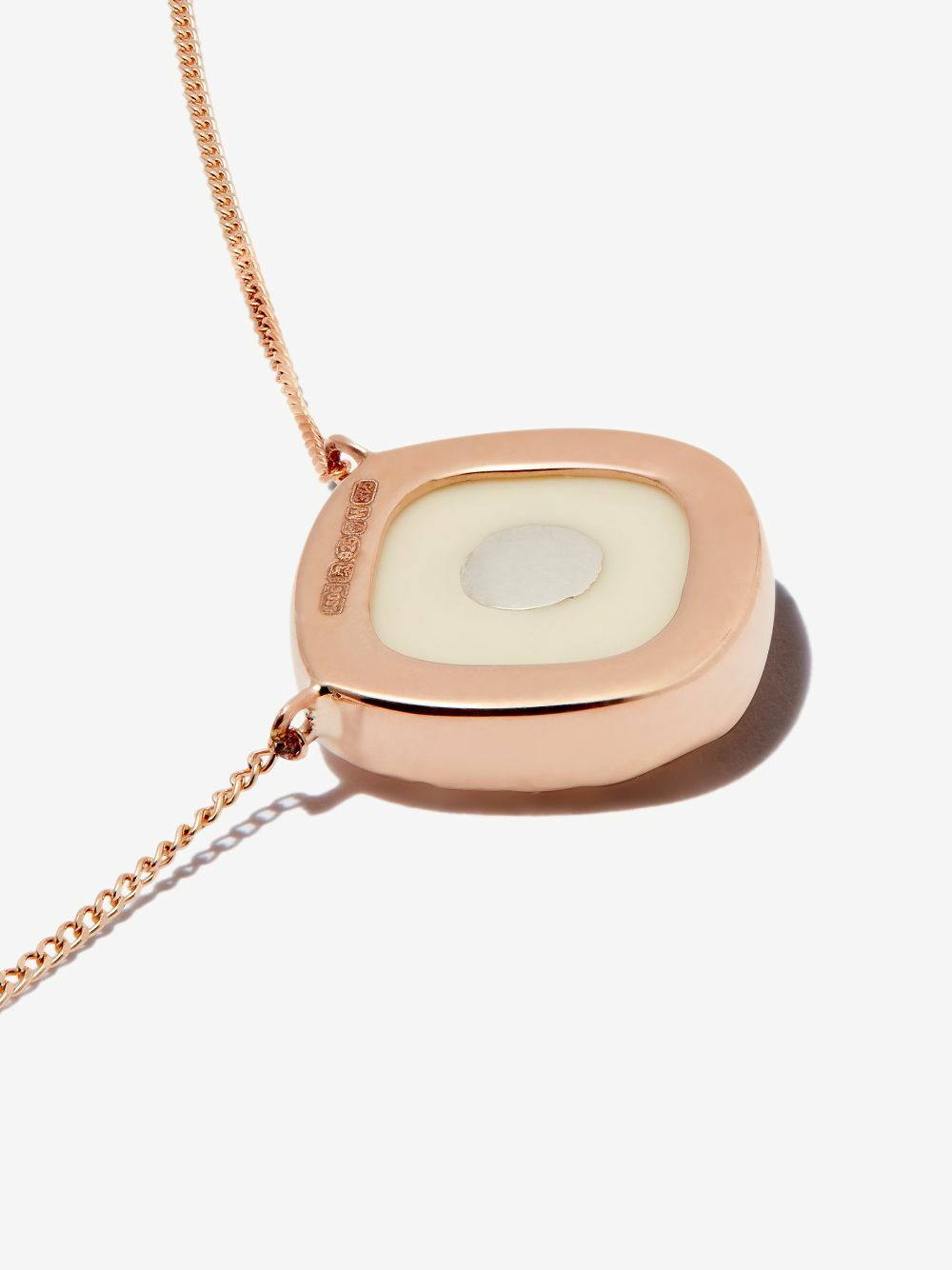 Pascale Monvoisin 9K Rose Gold Pierrot No.2 Diamond Necklace