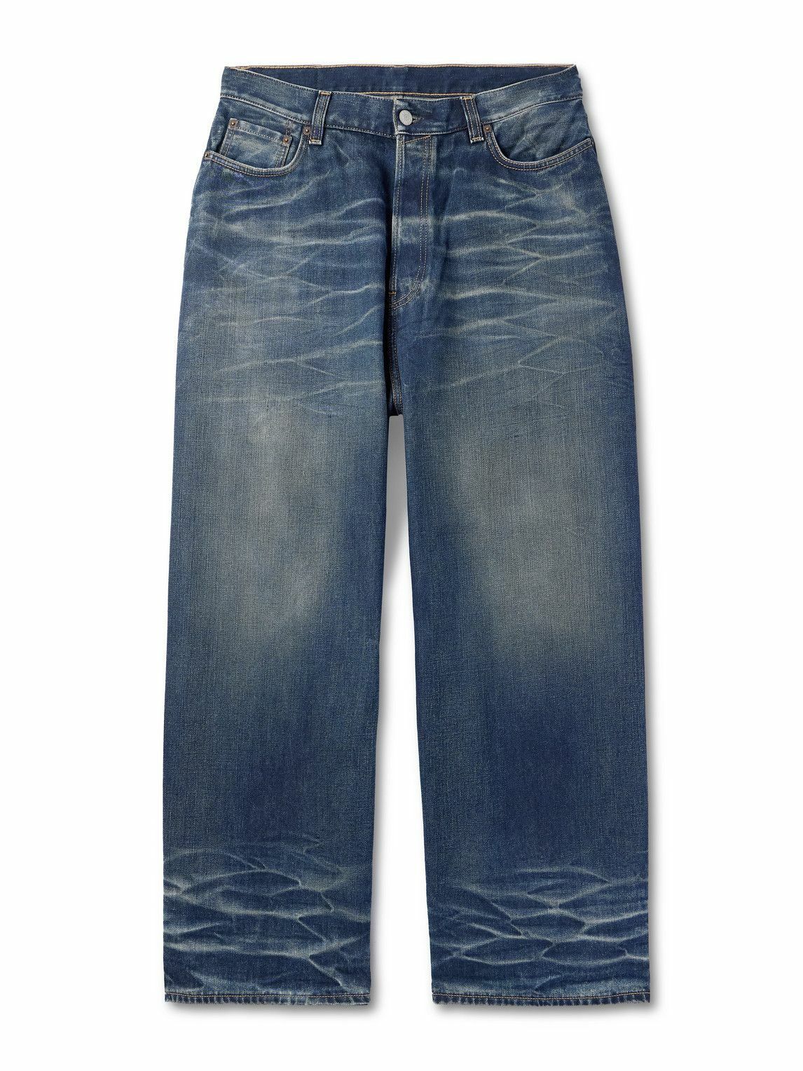 Acne Studios - 2023M Wide-Leg Organic Jeans - Blue Acne Studios