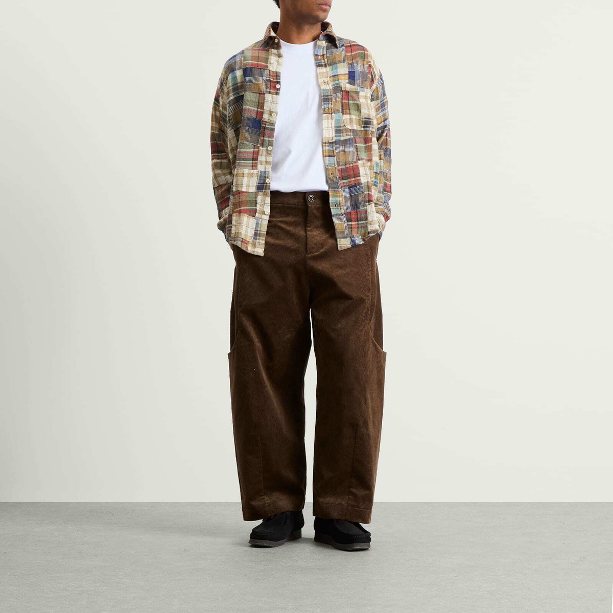 Café Mountain Men's Heritage Shirt in Madras Patchwork