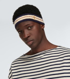 Saint Laurent - Logo cotton-blend terry headband