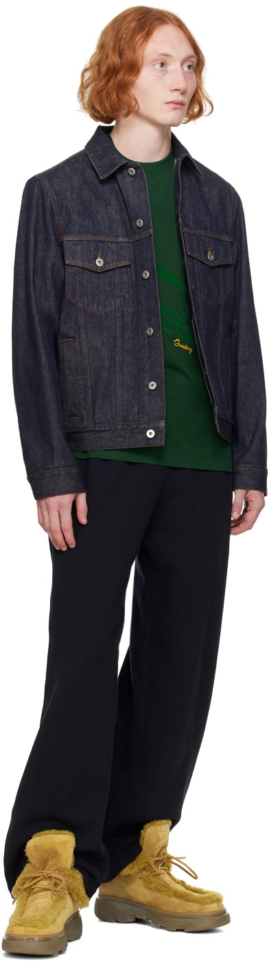 Burberry Indigo Logo Patch Denim Jacket