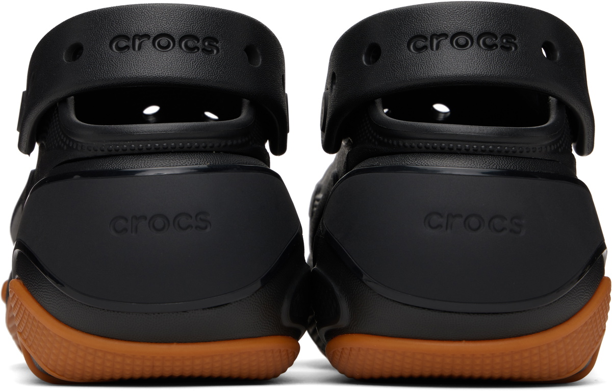Crocs Black & Brown Bubble Crush Slip-on Loafers Crocs