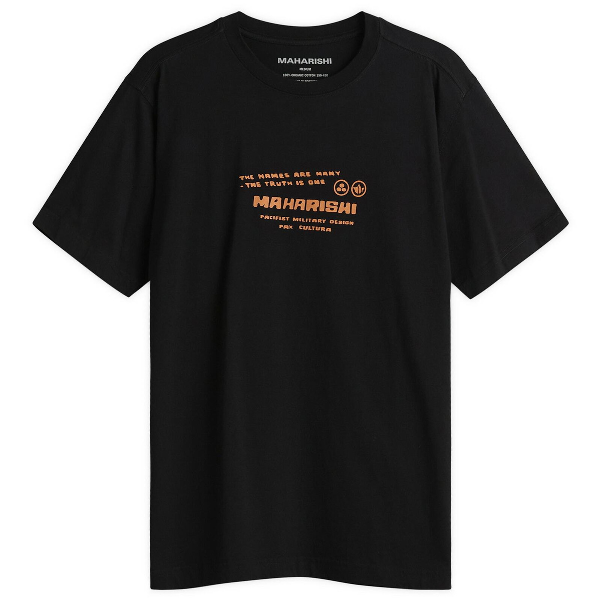 Maharishi Men's Japanese Menko Card T-Shirt in Black
