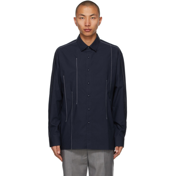 Photo: ADER error Navy Seam Shirt