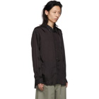 Comme des Garcons Shirt Black Cupro Shirt