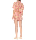 Marni - Floral silk-crêpe shorts