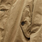Ten C Men's Garment Dyed Sniper Parka Jacket in Olive