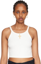 Veneda Carter Gold Medium VC003 Open Hoop Earrings