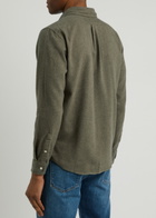 Colorful Standard Flannel Shirt Olive