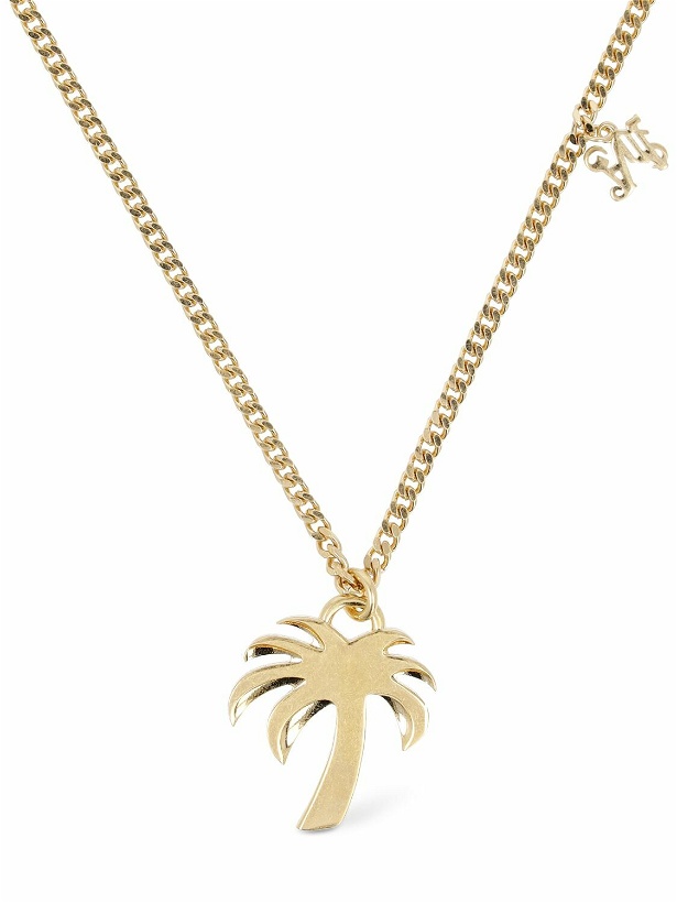 Photo: PALM ANGELS - Palm Charm Brass Necklace