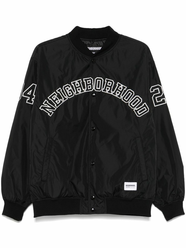 Photo: Neighborhood Black Baseball Jacket